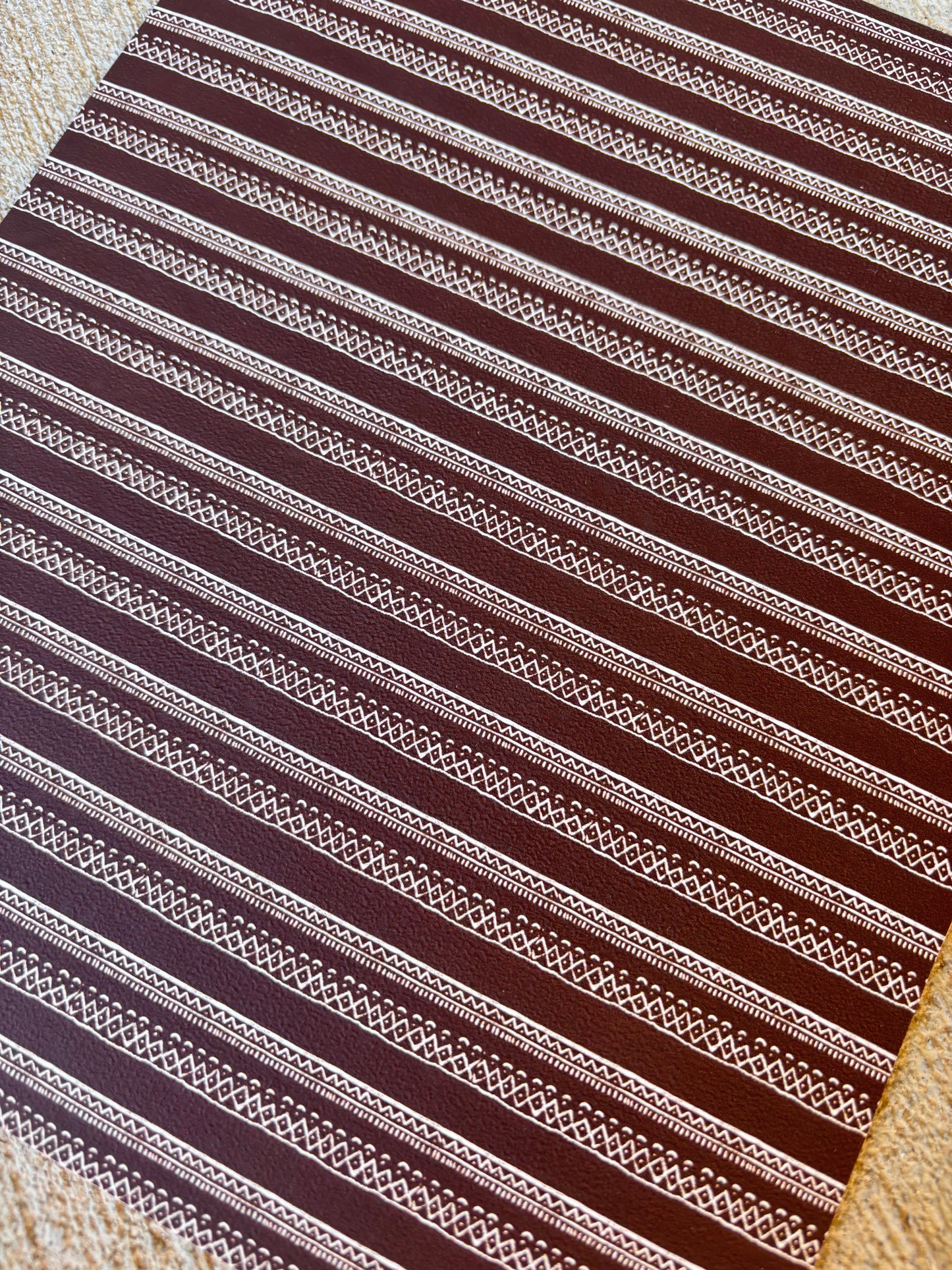Boho Brown Stripes