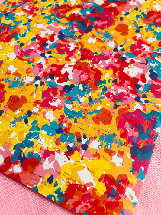 Yellow Painted Abstract COL