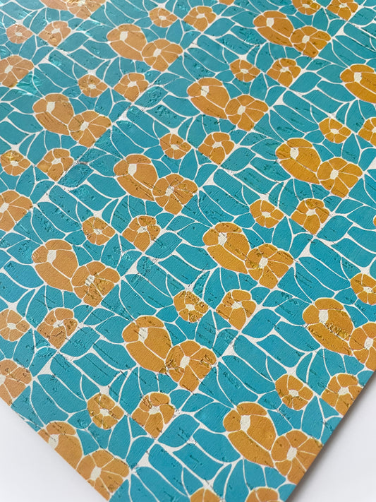 Teal and Yellow Petals COL