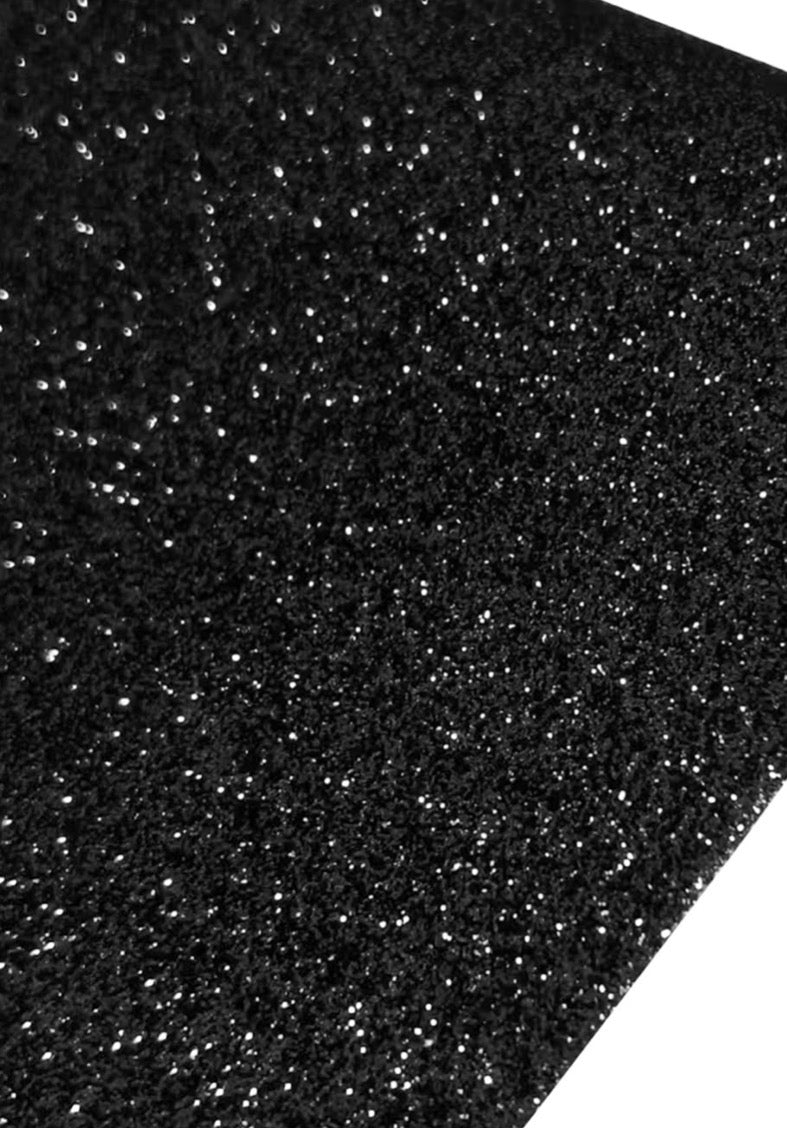 Black Fine Glitter