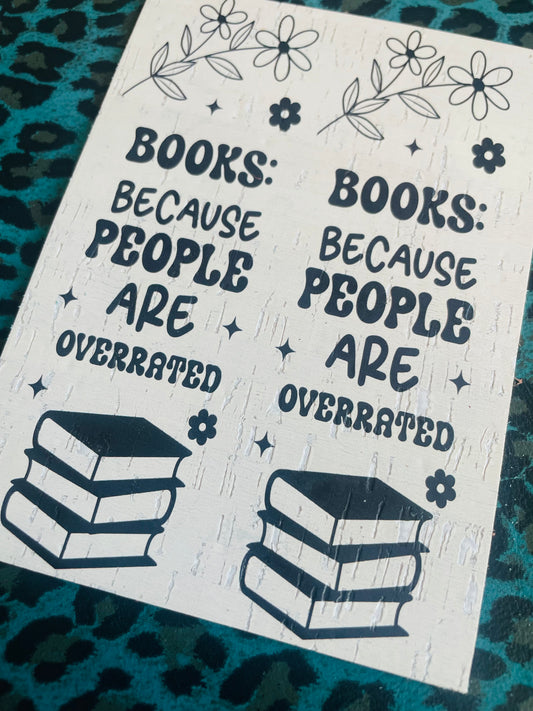 Books: because people are overrated
