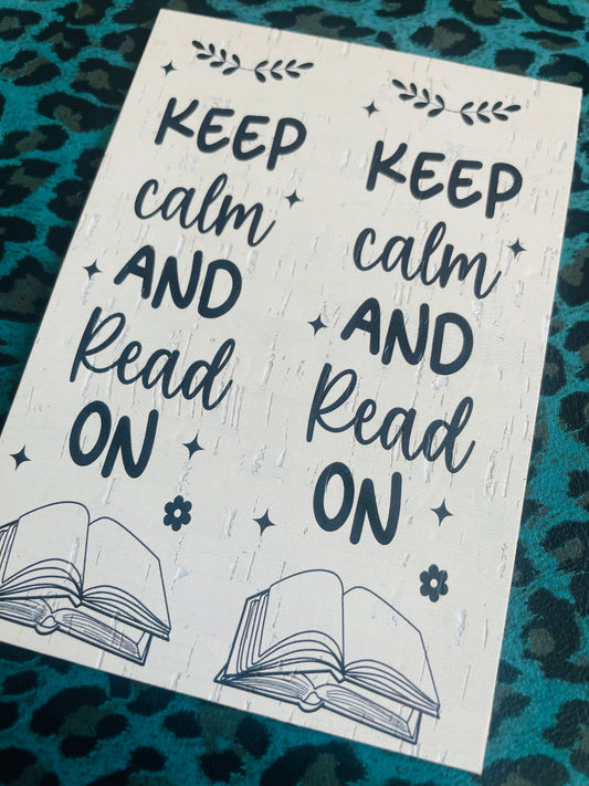 Keep calm and read on