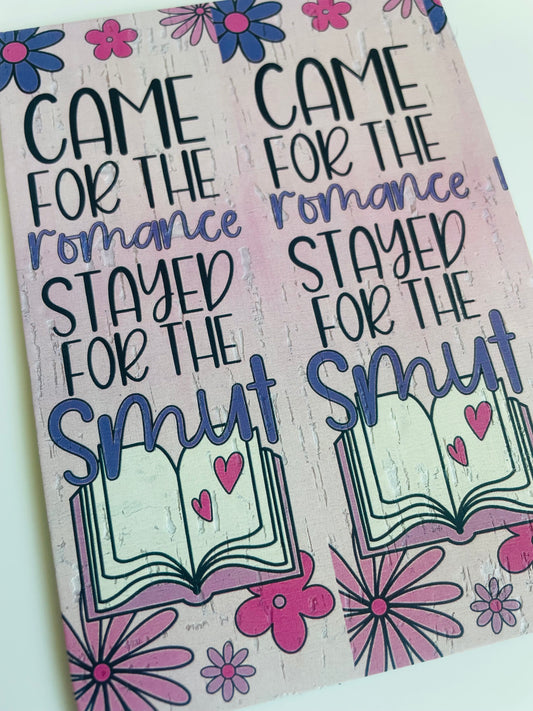 Came for the romance stayed for the smut