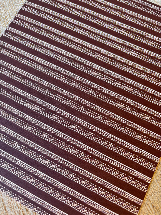 Boho Brown Stripes