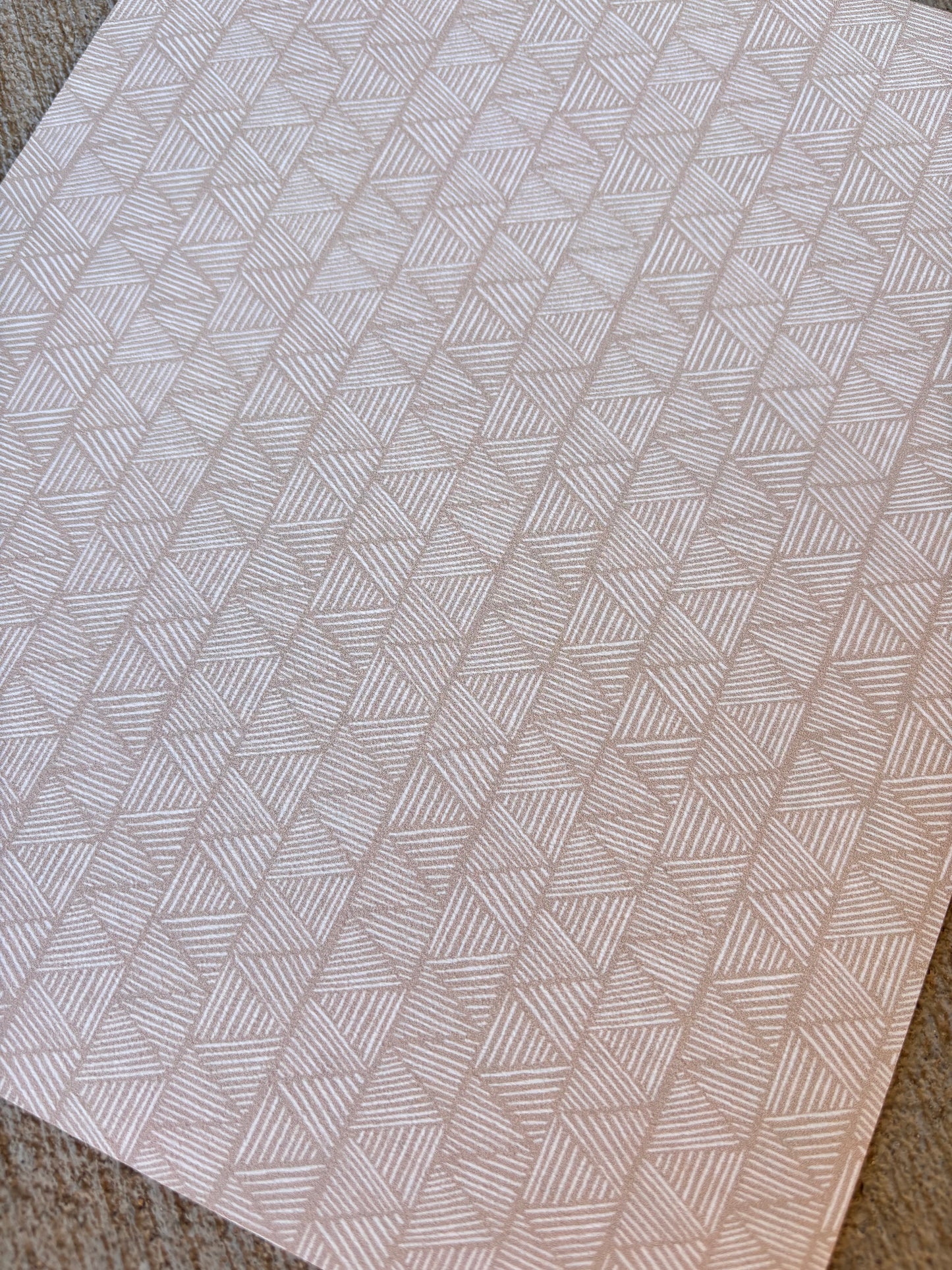 Boho Tan/white Triangle