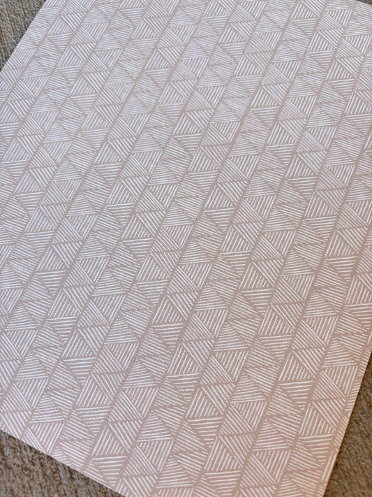 Boho Tan/white Triangle