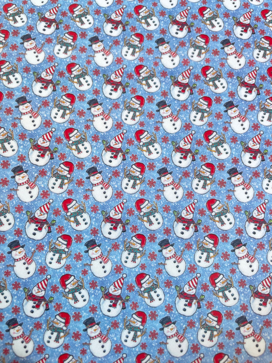 Red and Green Snowman