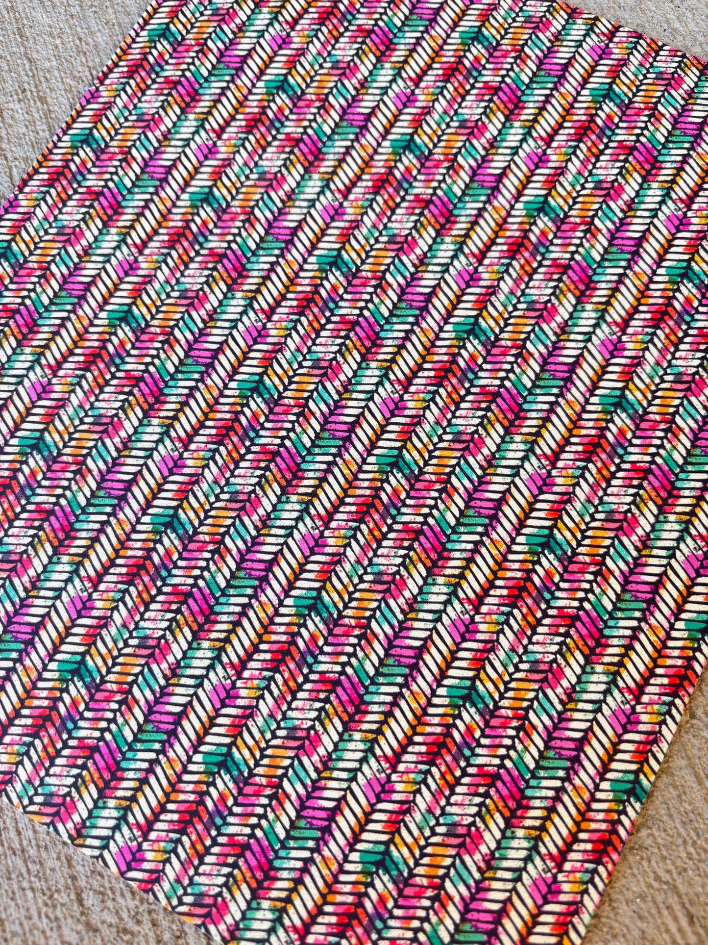 Dark Colorful Chevron