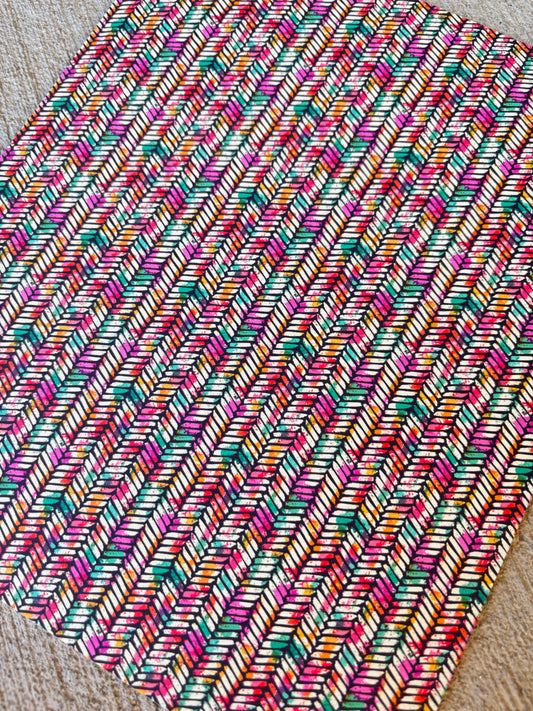 Dark Colorful Chevron