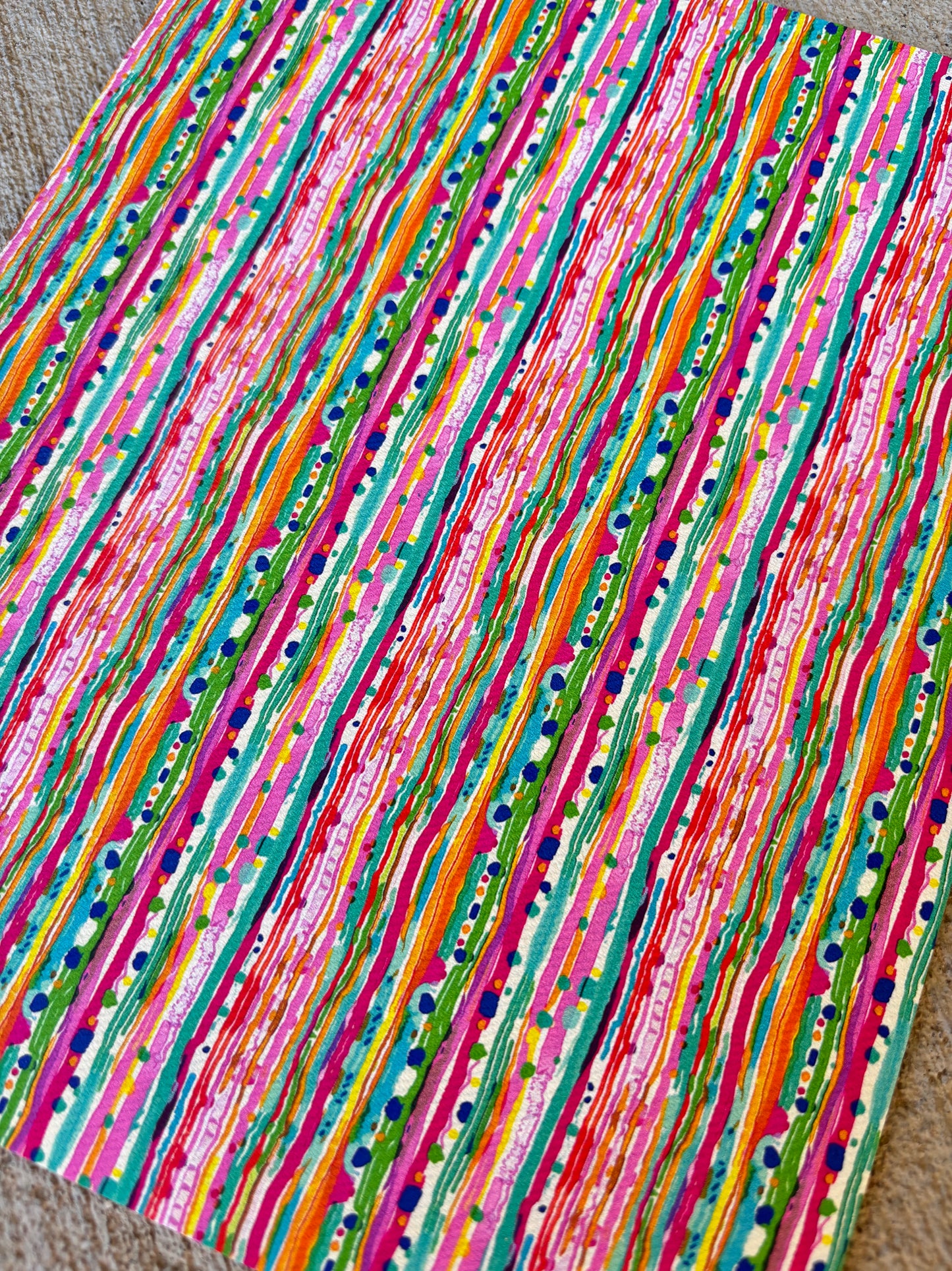 Colorful Dot Stripes