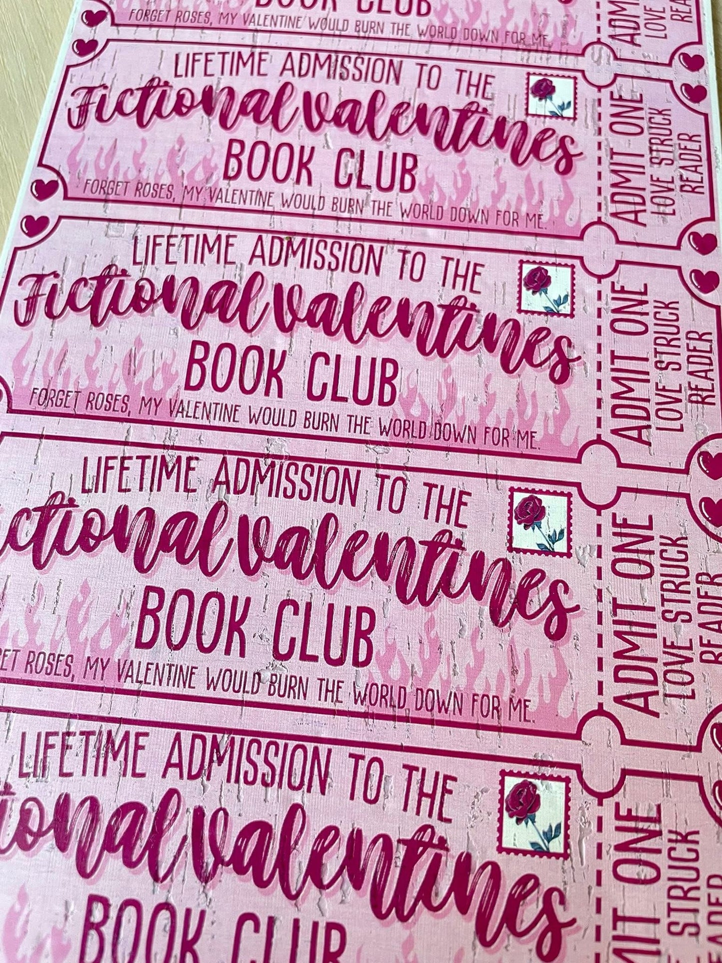 Fictional Valentines Book Club