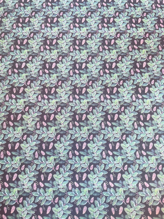 Black and Green Pine